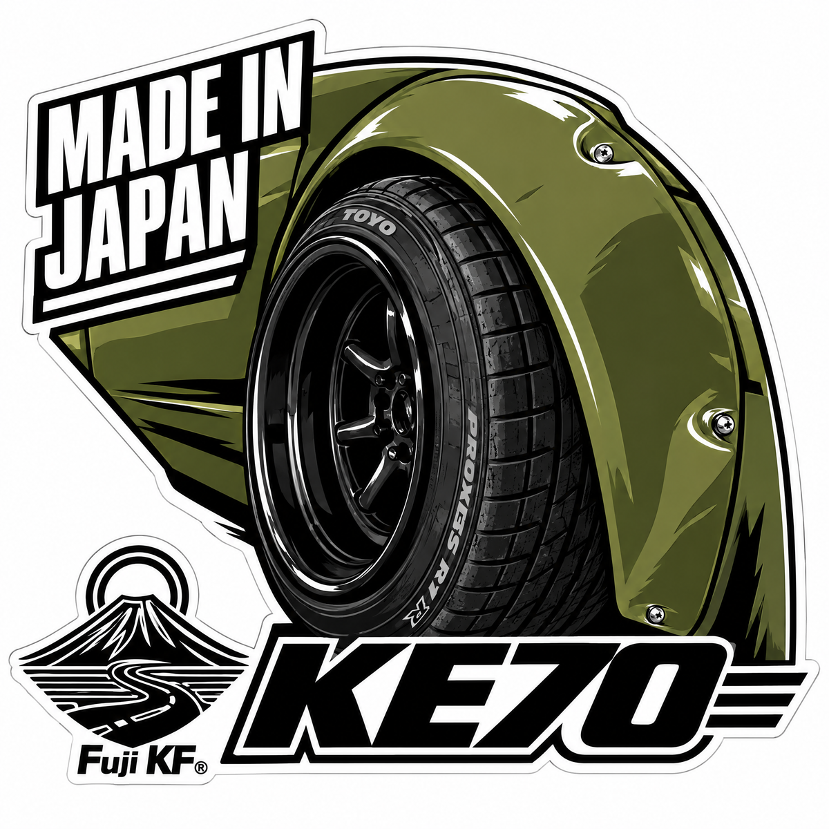 KE70 Toyo wheel slap sticker — Kyusha Factory