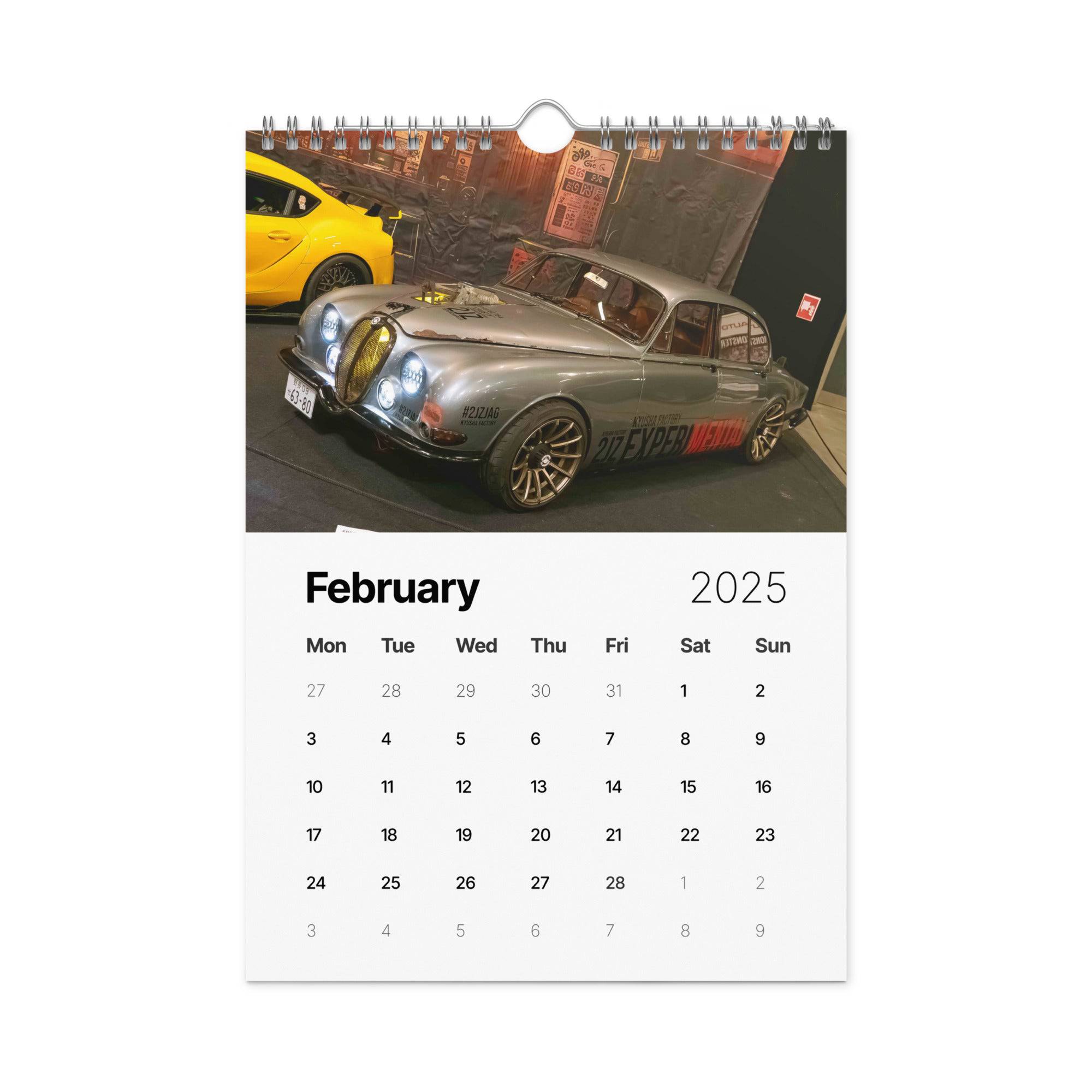 Kyusha Factory 2025 Calendar: Icons of the Road
