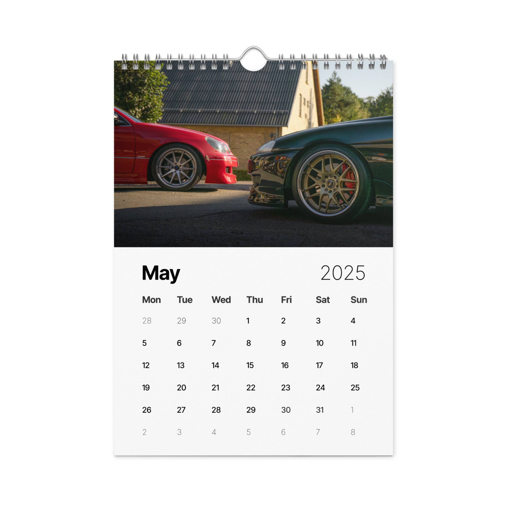 Kyusha Factory 2025 Calendar: Icons of the Road