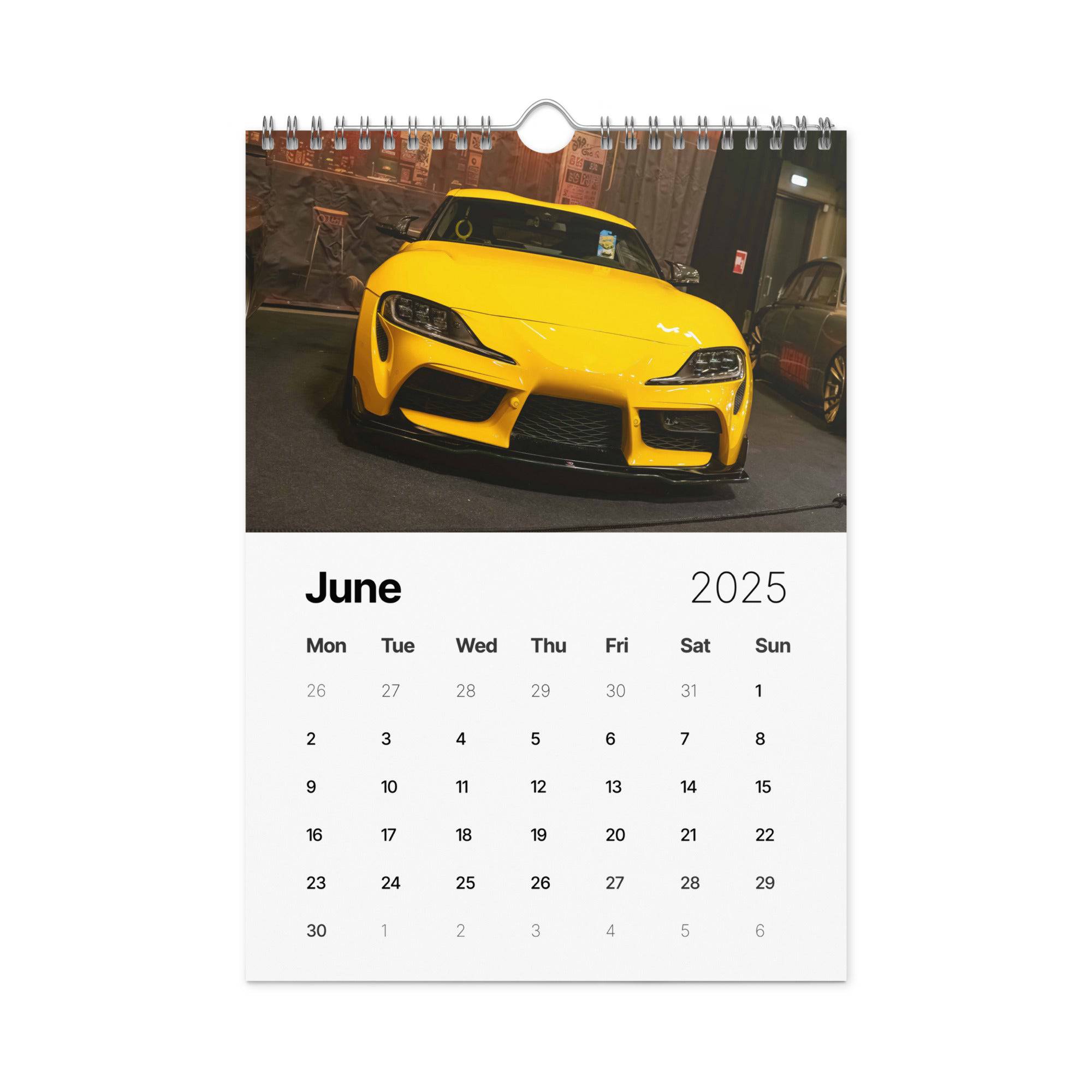 Kyusha Factory 2025 Calendar: Icons of the Road