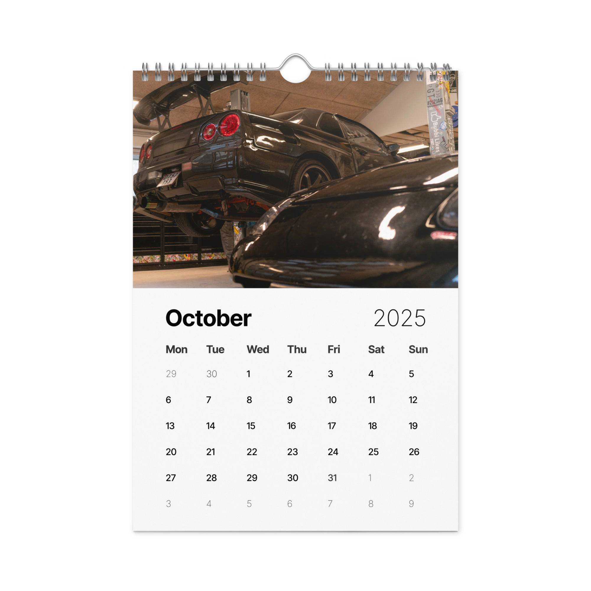 Kyusha Factory 2025 Calendar: Icons of the Road