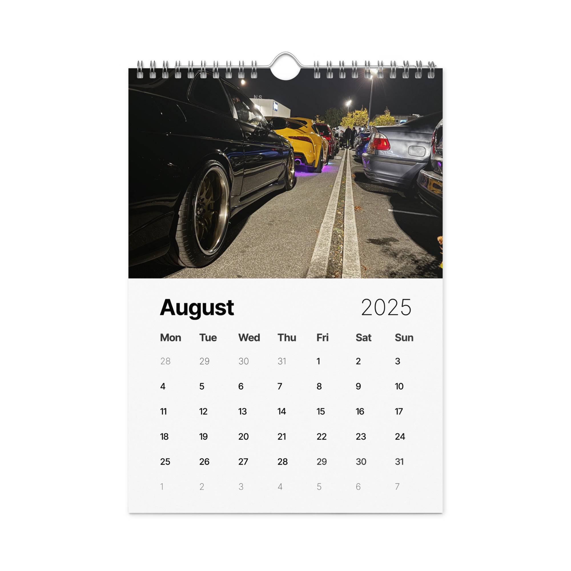 Kyusha Factory 2025 Calendar: Icons of the Road