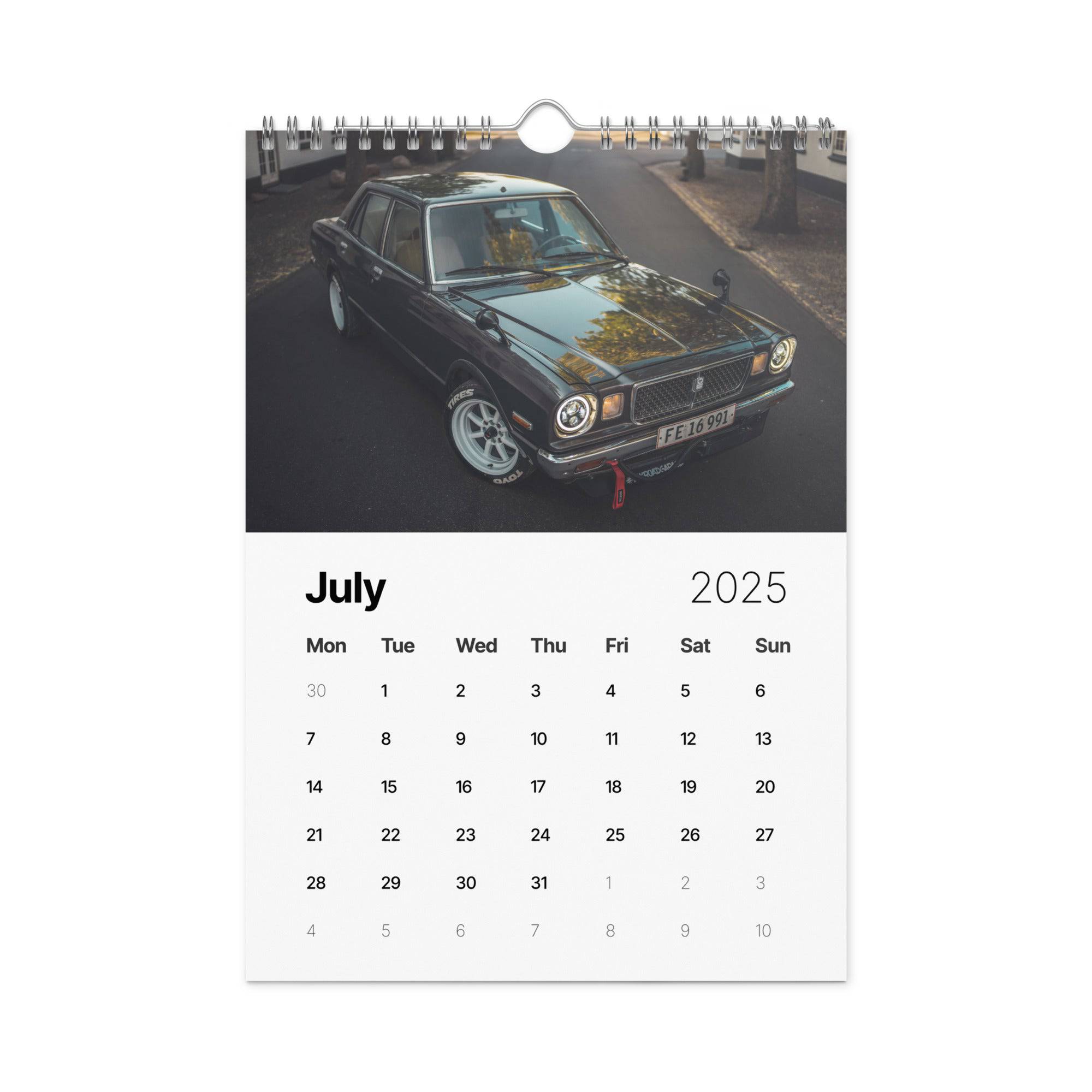 Kyusha Factory 2025 Calendar: Icons of the Road
