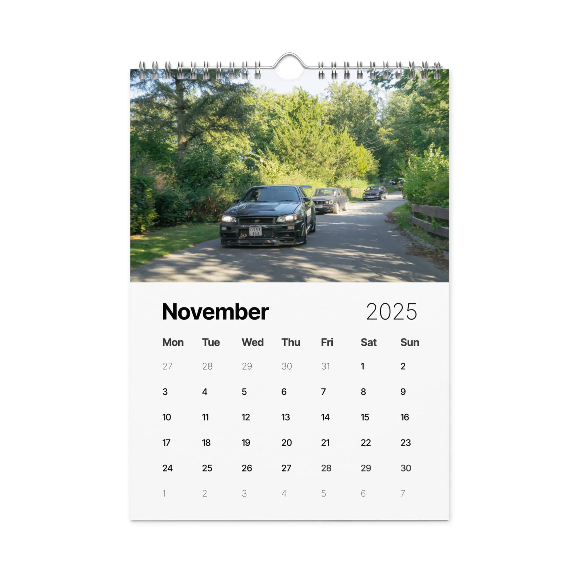 Kyusha Factory 2025 Calendar: Icons of the Road