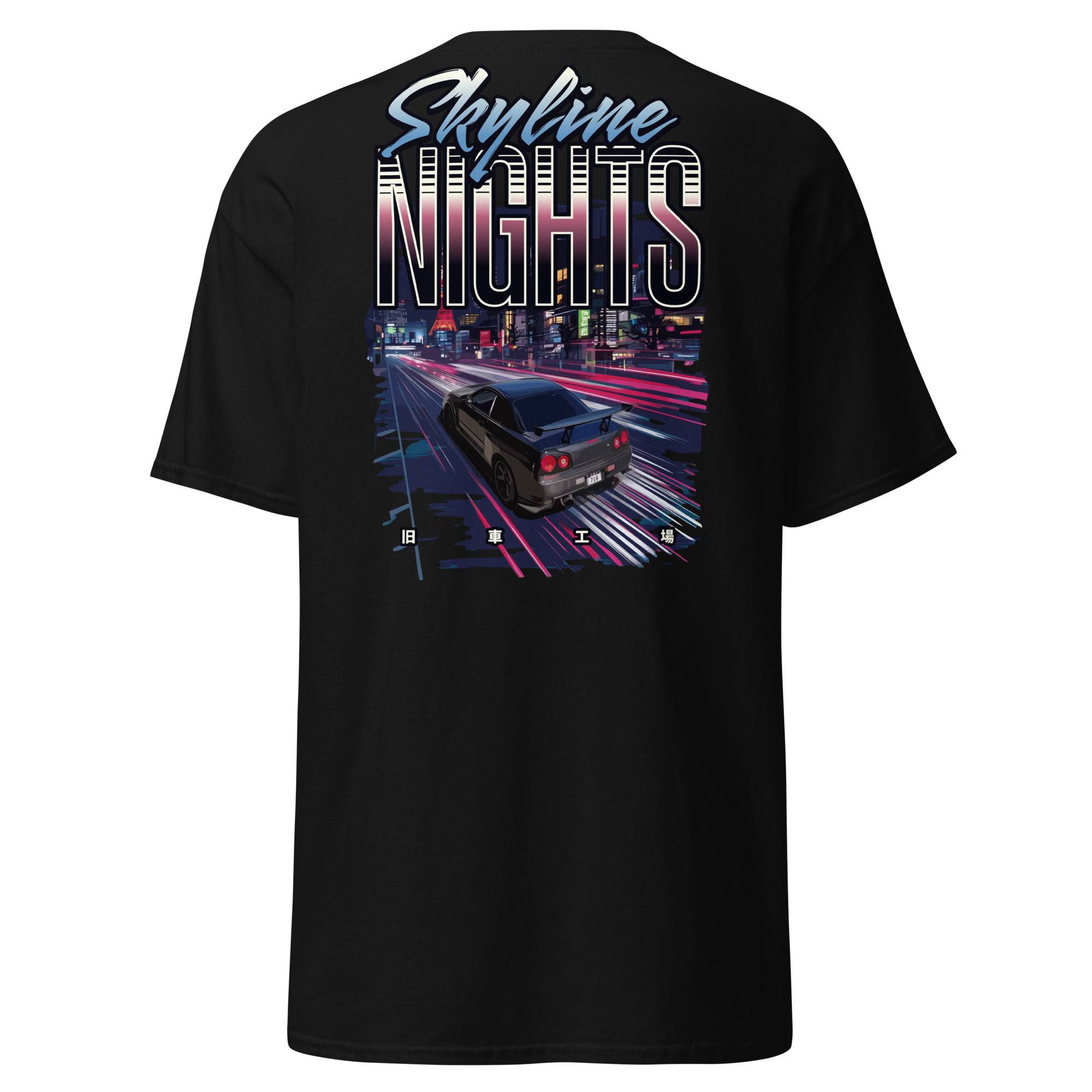 Skyline Nights - R34 Tokyo Takedown T-Shirt