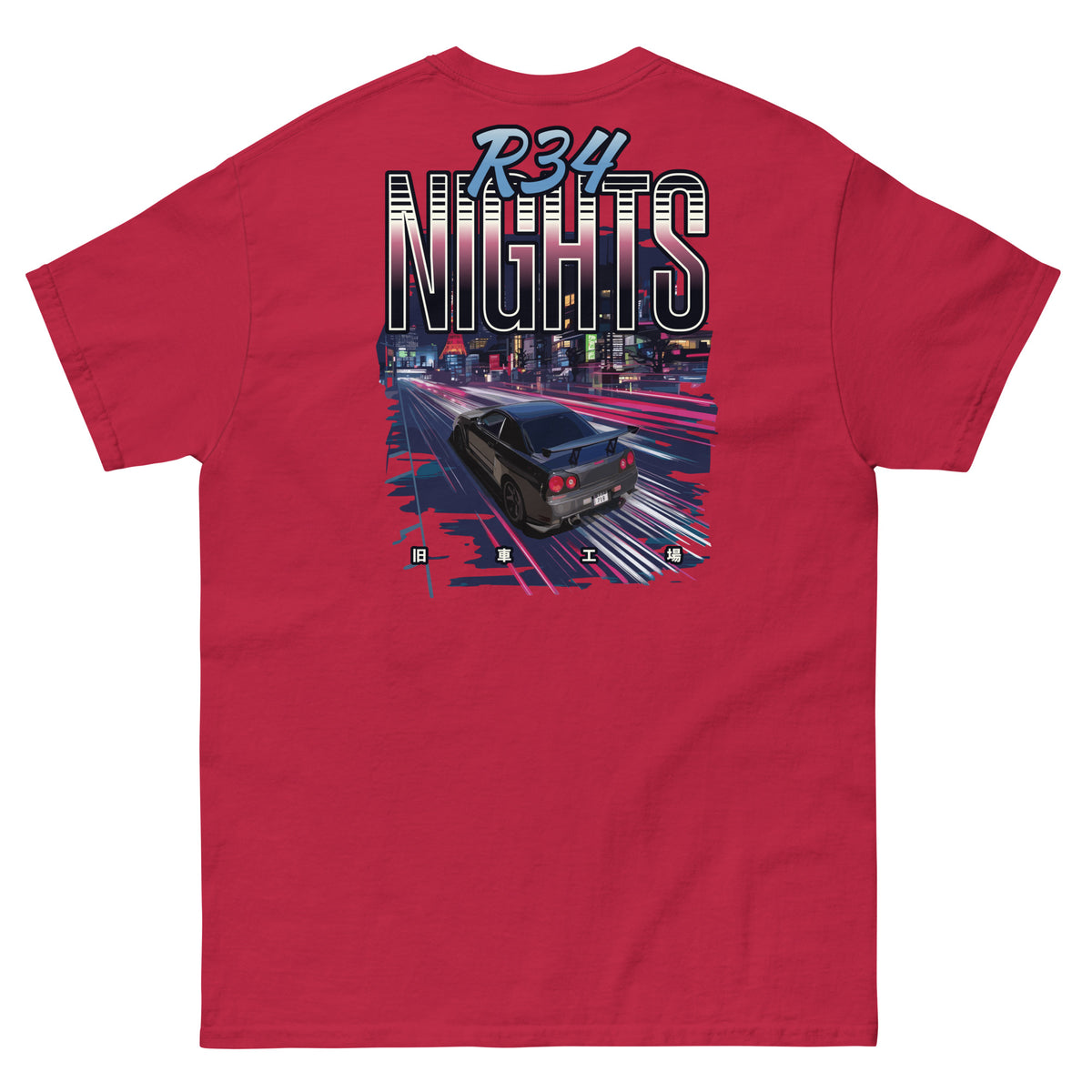 R34 Nights — Tokyo Takedown Tee — Kyusha Factory