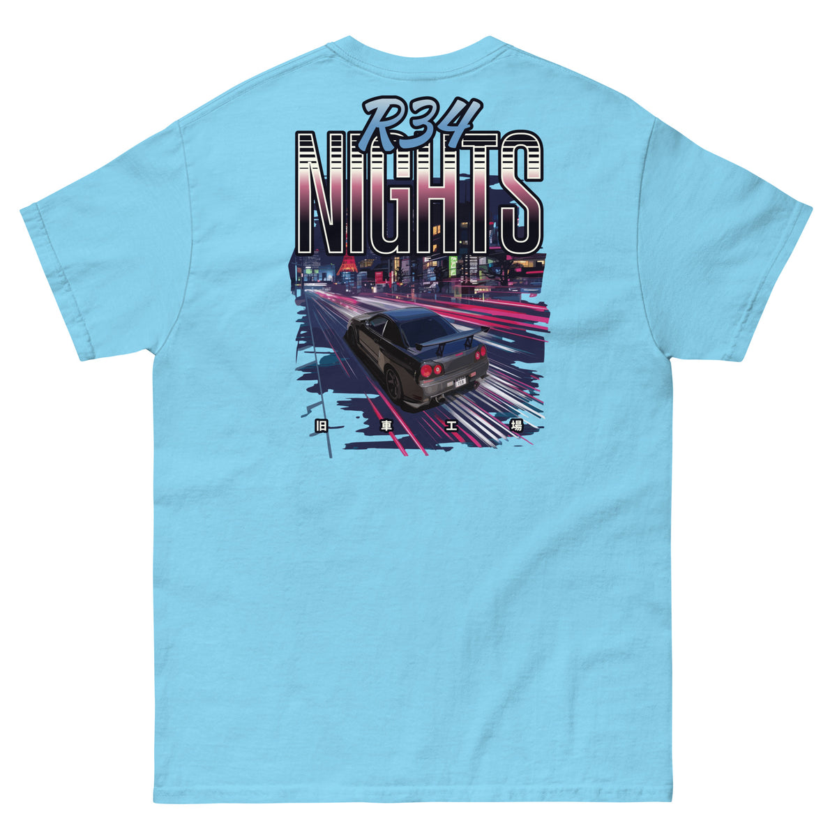 R34 Nights — Tokyo Takedown Tee — Kyusha Factory