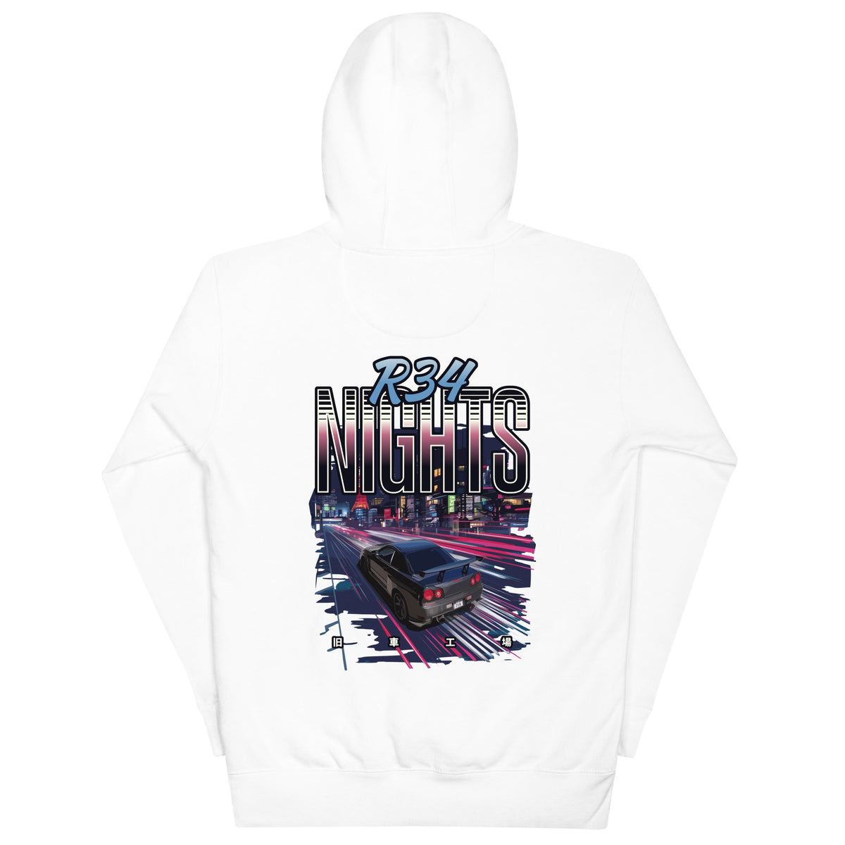 R34 Nights Hoodie — Kyusha Factory
