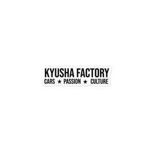 Kyusha Cars*Passion*Culture Sticker