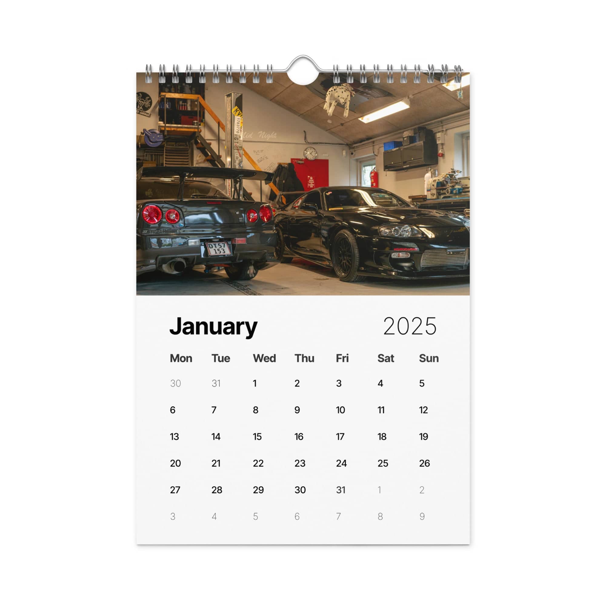 Kyusha Factory 2025 Calendar: Icons of the Road