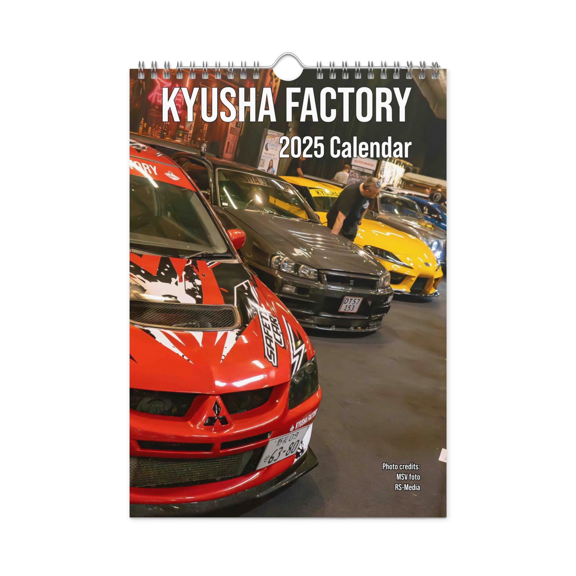 Kyusha Factory 2025 Calendar: Icons of the Road