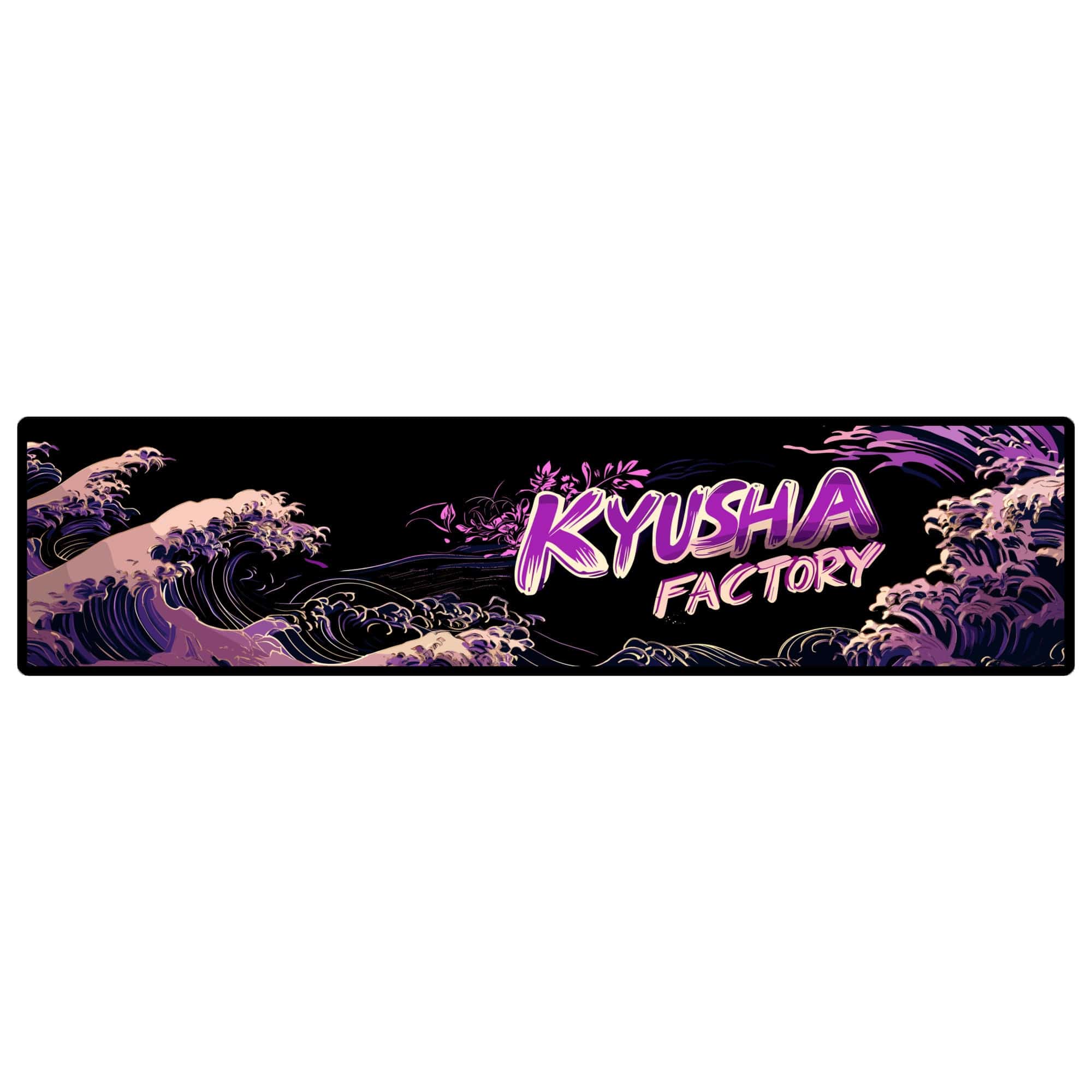 Purple Wave XL Slap Sticker