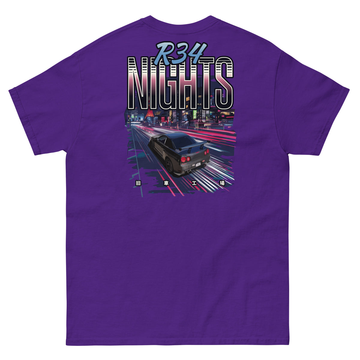 R34 Nights — Tokyo Takedown Tee — Kyusha Factory