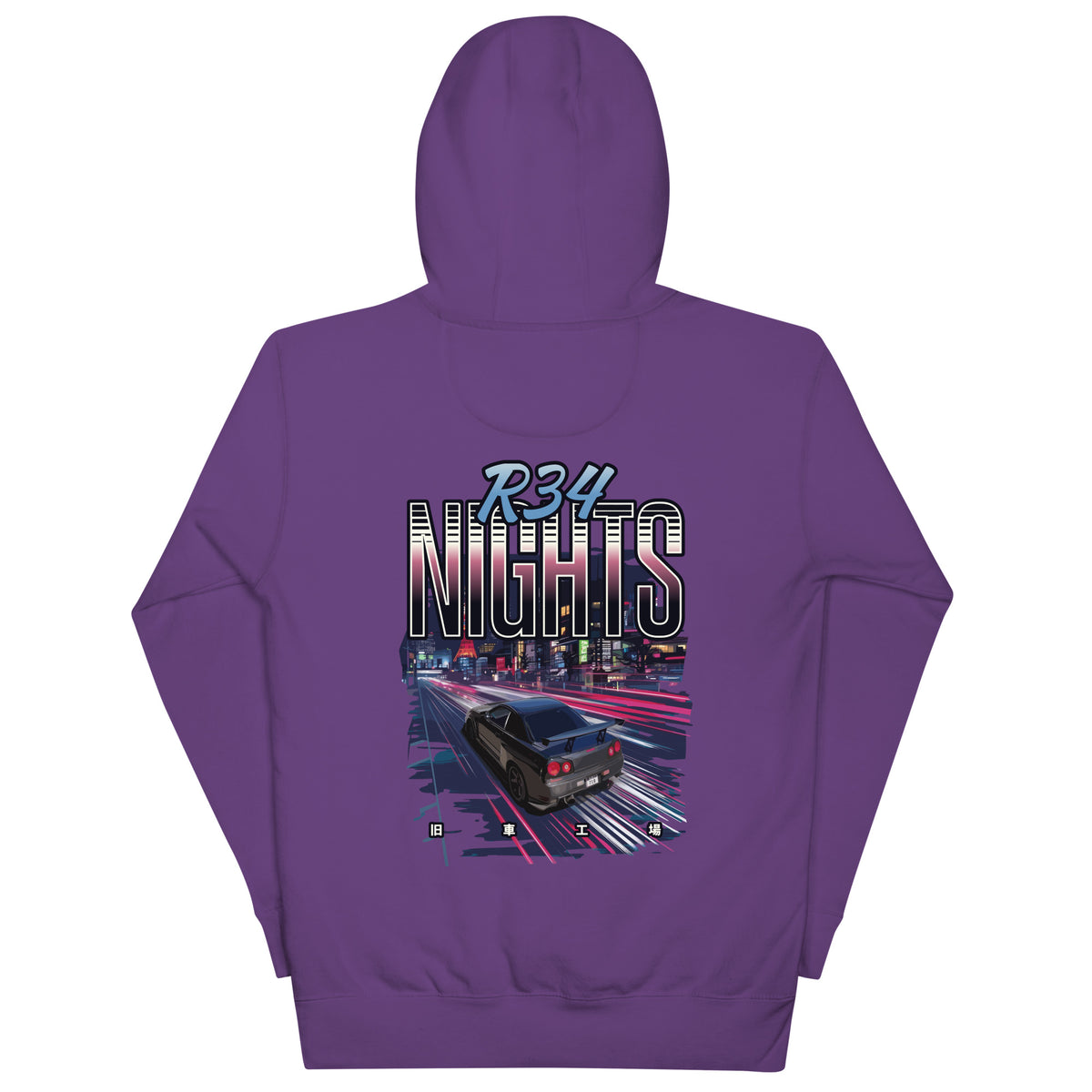 R34 Nights Hoodie — Kyusha Factory