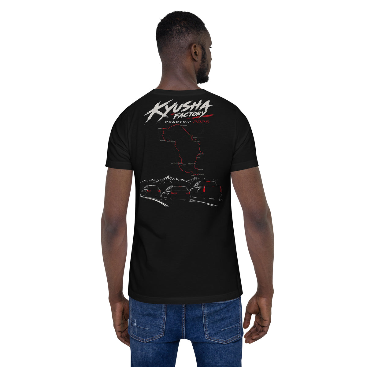 Kyusha Factory Roadtrip 2026 Tee – back